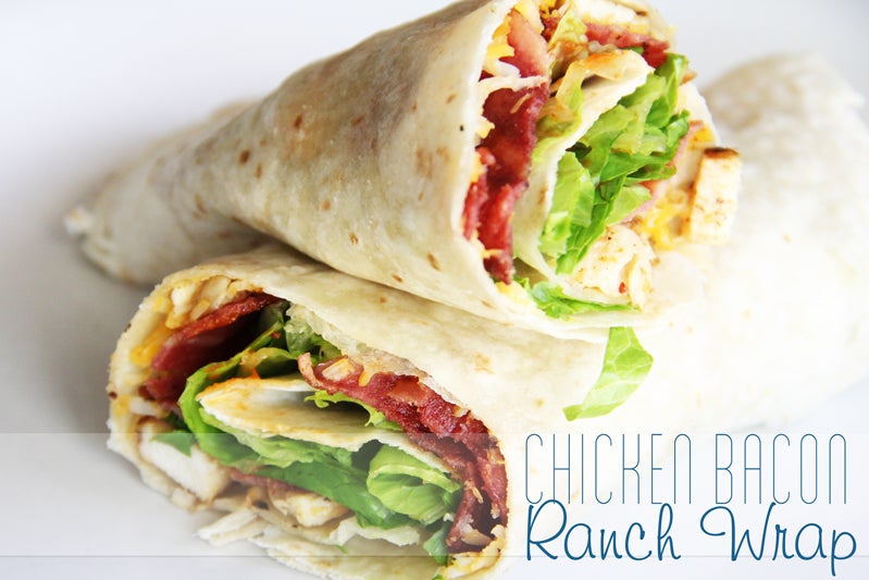 Chicken Bacon Ranch Wrap Recipe